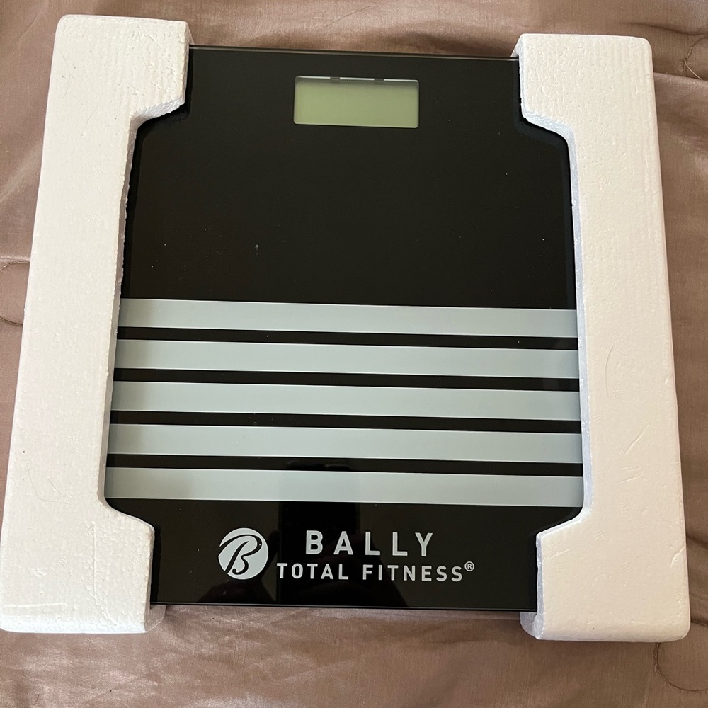 New w/out box Bally Black Digital Bathroom Scale